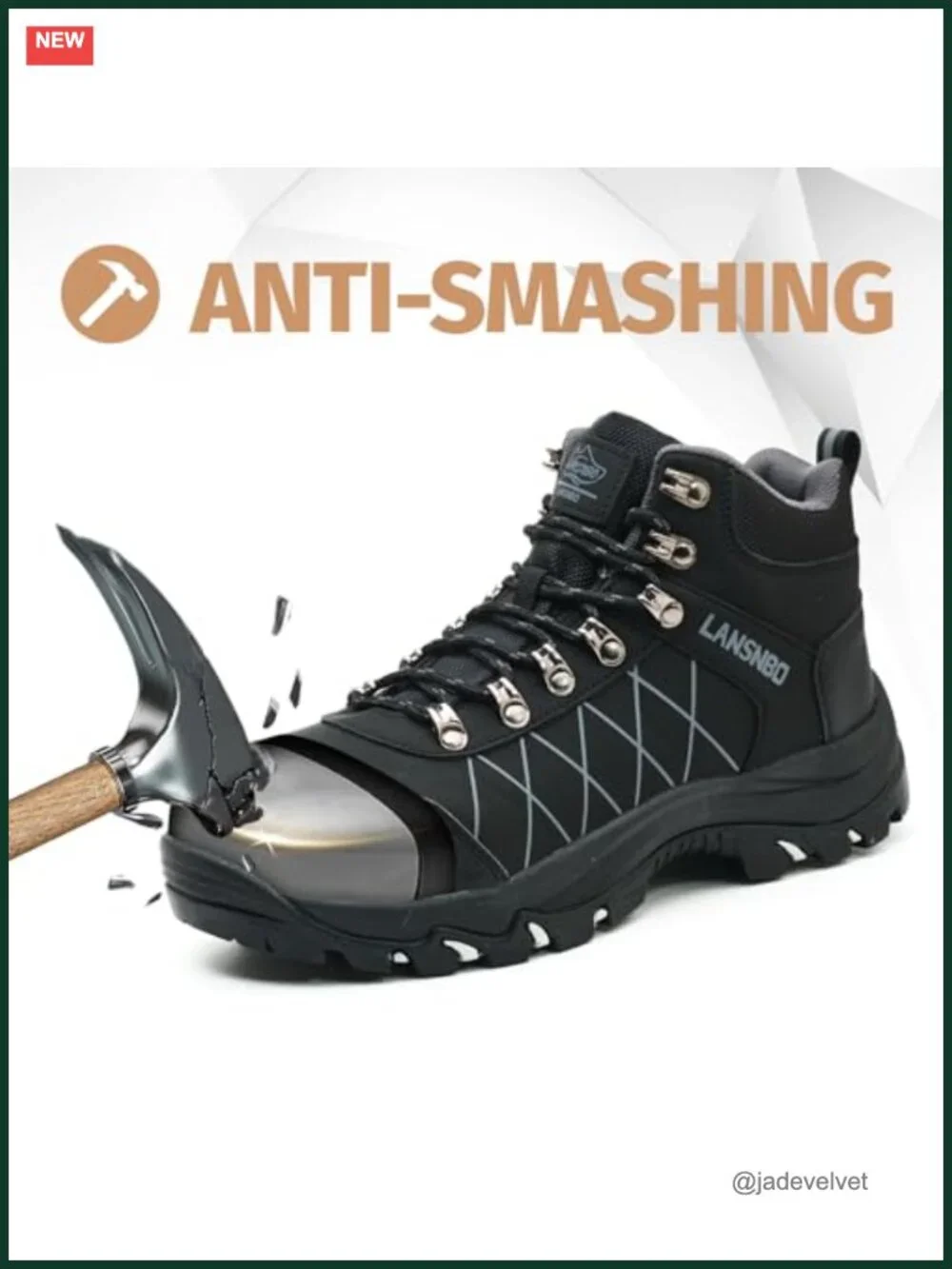 Waterproof Steel Toe Boots for Women Wide Width Non Slip Work Lightweight
